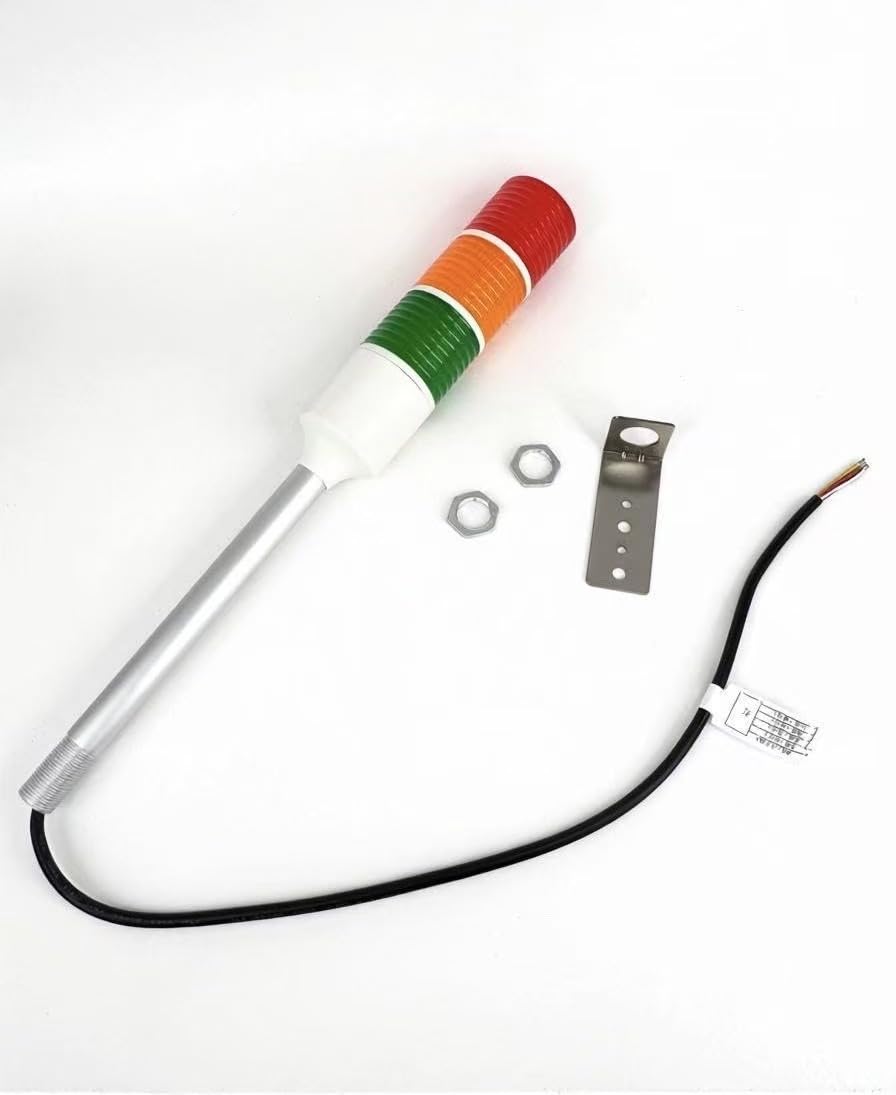 12V DC LED-Warnleuchten Mehrschichtige industrielle Signalleuchten Alarmleuchten Maschinenausrüstung Anzeigeleuchten (3-Lagen)