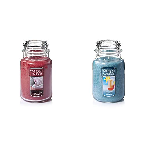 Yankee Candle Large Jar Candle Home Sweet Home & Large Jar Candle Bahama Breeze