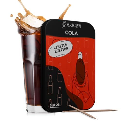 Wunder Zahnstocher mit Geschmack - Cola - 100 Stück in edler...