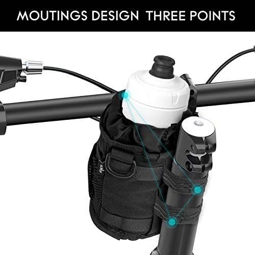image for WUVOP Bike Cup Holder, Water Bottle Holder Handlebar for Bikes with Me