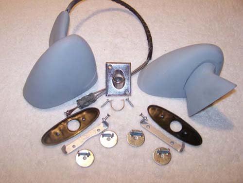 OEM 67-69, 70-81 Camaro, Z28, Firebird, Pontiac Trans AM Sport Bullet Mirrors. (Reconditioned) MirrorZone