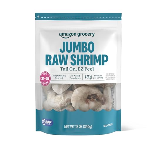 Amazon Grocery, Jumbo Raw Shrimp,...