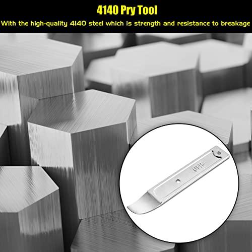 Kathleno 4140 Pry Tool, Pry Bar Trim Removal Tool Pry Tool, Pocket Mini Pry Bar, Door Panel Removal Tool, Removing Auto Trim Interior And Exterior Parts For Planes #TOP3