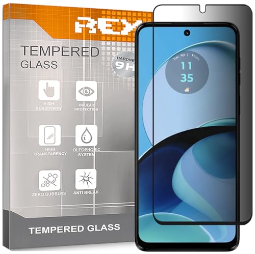 REY Protector de Pantalla Antiespía para Motorola Moto G31 - Motorola Moto G71 5G, Cristal Vidrio Templado Premium