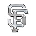 MLB San Francisco Giants Metal Emblem, One Size, One Color