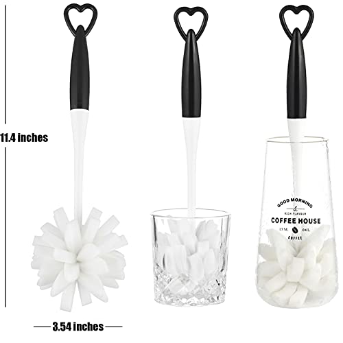 Alink Bottle Glass Dish Sponge Cleaning Brush With Handle thumb #1