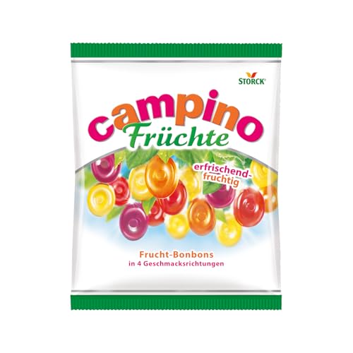 Campino Früchte – 1 x 325g – Leckere Fruchtbonbons in vier verschiedenen Sorten Campino Früchte – 1 x 325g – Leckere Fruchtbonbons in vier verschiedenen Sorten