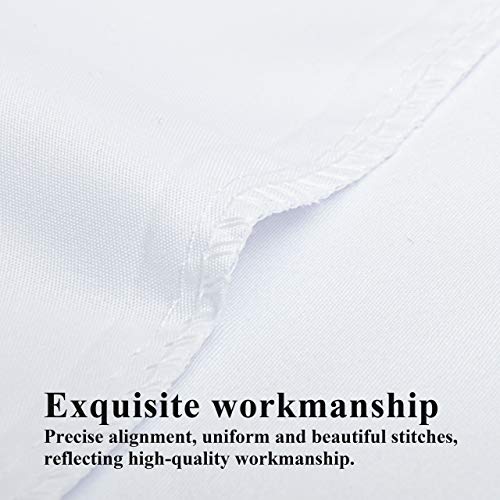 Image of NTBAY 2 Pack Pillows with Pillowcases, Soft Cotton Down Alternative 14x20 Envelope Pillows for Sleeping in Crib Bed - Machine Washable - Breathable Travel Pillow, White