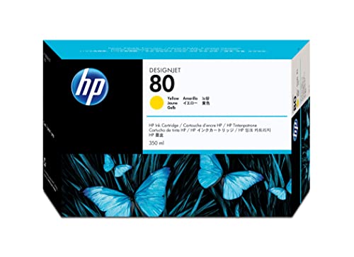 HP 80 Cartouche Jaune - vue 4