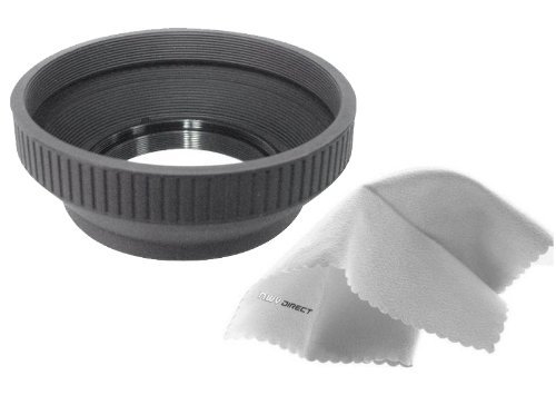 Parasol para Sony HDR-XR500V con diseño plegable antirreflejos para videocámara