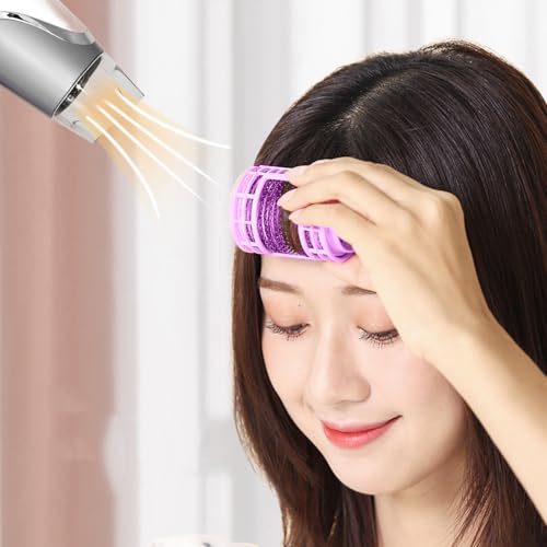 Healeved Plastic Hair Rollers 20Pcs No Heat Hair Curlers for Styling with Self Grip Teeth Compact Size for Home and Salon Use - Image 4