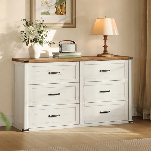 VASAGLE LIRY Collection - 6-Drawer Dresser for Bedroom, 54-Inch W...