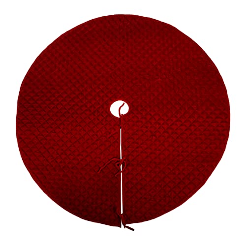 Tahari Home Quilted Velvet Tree Skirt
