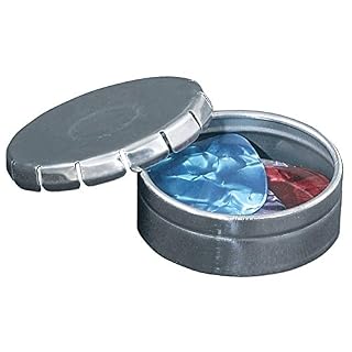 Fire Stone Médiator, Plectrum/Pick boîte en métal avec 10 médiators - Les Beatles, Paul McCartney, John Lennon, RIngo Starr, George Harrison