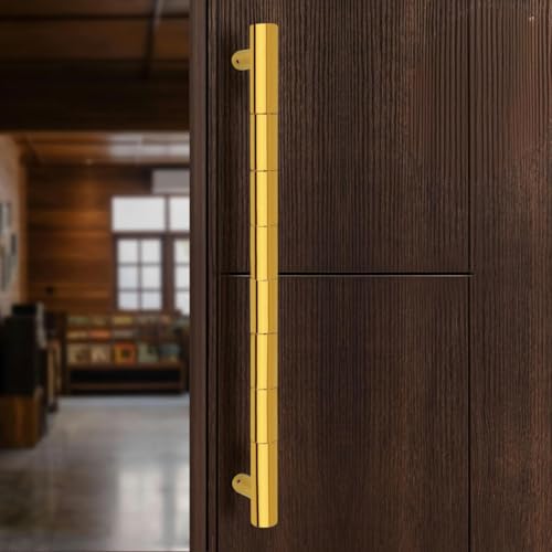 Image of ALDEN 18 inch Main Door Handle /Handle for Glass and Wooden Door /Pull and Push Stainless Steel Door Handle (PVD Gold) (4 Years Warranty) (Pack of 1)
