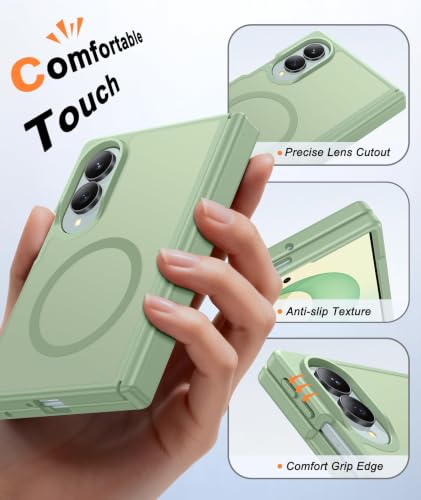 Image of FNTCASE for Galaxy Z Fold 8 Case: Compatible with MagSafe Hinge Protection