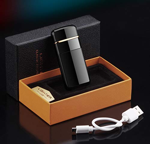 Encendedor eléctrico táctil con sensor de huella y arco doble miniatura 6