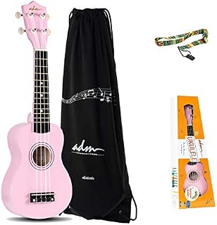 ADM Soprano Ukulele for Kids Beginners 21 Inch with Uke Starter Pack Kit