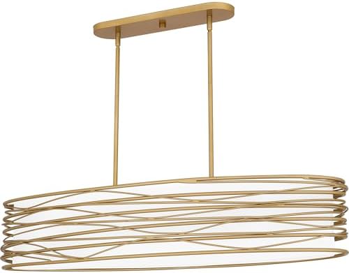 Quoizel Spiral 5-Light Light Gold Island Light