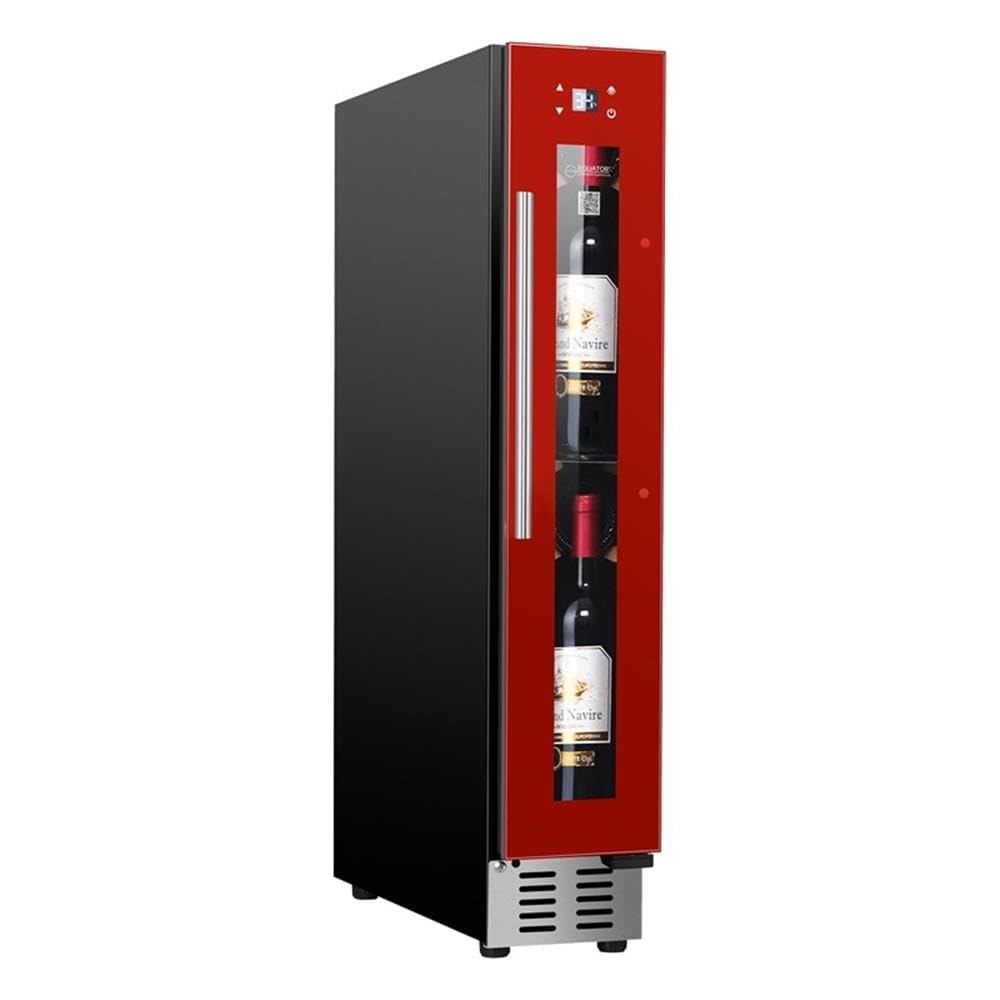 Pemberly Row 9 bottle Built-in/Freestanding Wine Ref with 7 color LED Lights
