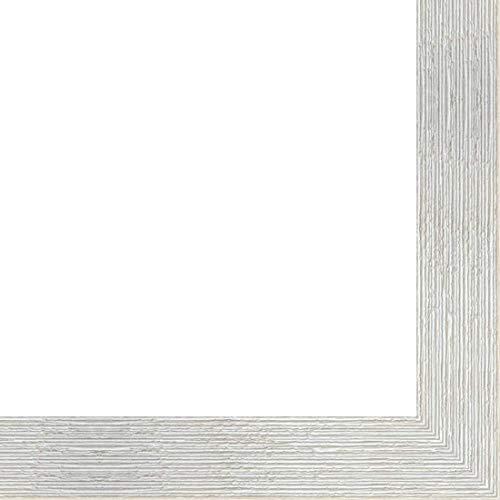 Picture Frame Moulding (Wood) 100ft Bundle - Distressed/Aged White Washed Finish - 2