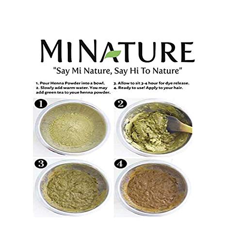 Mi Nature Usda Organic Henna Powder | 1 Kg(35.27 Oz) | Lawsonia Inermis | Natural Hair Colour| Raw | Triple Shifted | Bulk Pack| Nothing Extra Added | No Chemicals, No Additives| From Rajasthan,India #TOP2