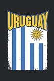Uruguay: Notizbuch LINIERT | Eine schöne Kladde mit der Flagge von Uruguay