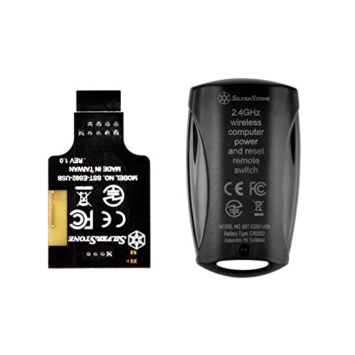 Silverstone Technology 2.4G Wireless Remote Computer Power/Reset Switch, Usb 2.0 9-Pin Interface Es02-Usb #TOP2