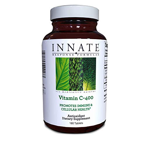 INNATE Response Formulas, Vitamin C-400, Antioxidant Vitamin C Supplement, Vegan, 180 tablets (180 servings)