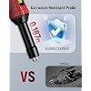 KAIWEETS Brake Fluid Tester Pen with Corrosion Resistance Probe, High-Precision Brake Fluid Moisture Tester with Data Hold Function, Buzzer Alarm, 3 Colors Backlight, Calibrated for DOT3, DOT4, DOT5.1