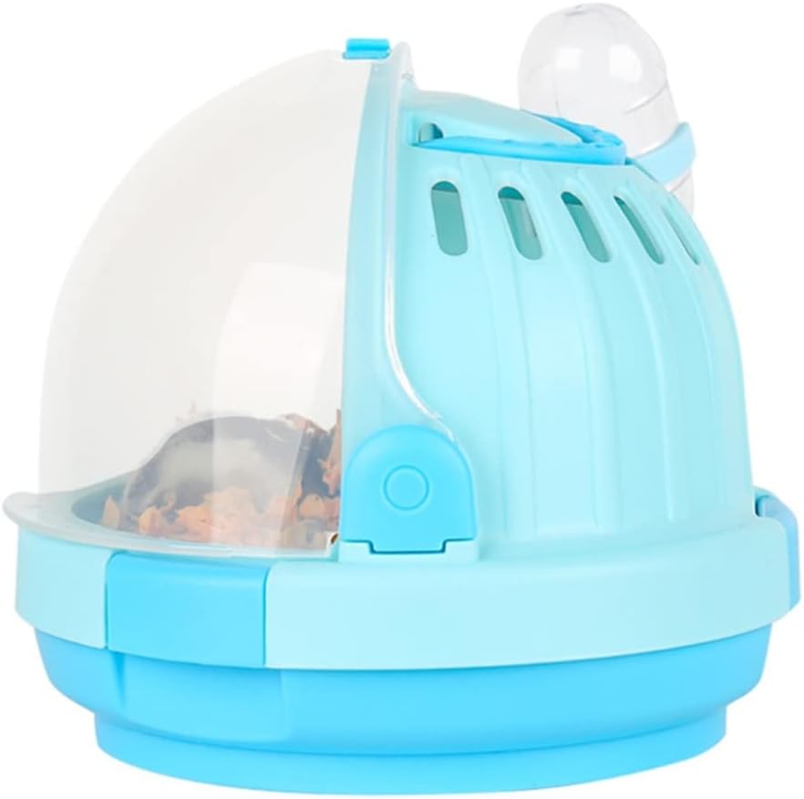 Hamster cage Hamster Cage Small Pet Handheld Hamster Cage Portable Travel Carrier Outdoor Carrying Case Small Animals Cage Small Animal Habitat