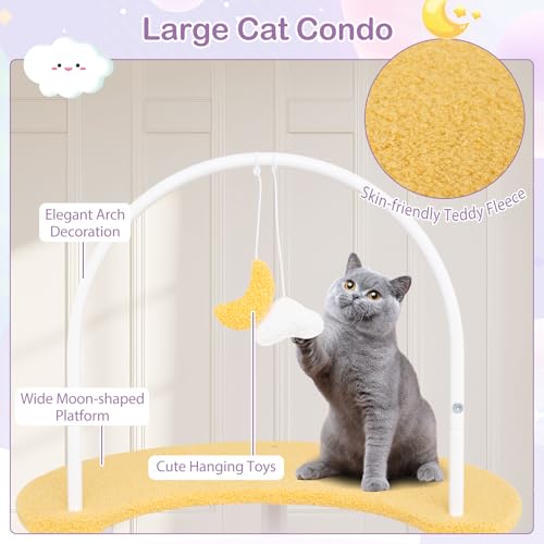 Árbol para Gatos PETSITE 62 pulgadas Fiesta de Luna y Estrellas miniatura 7