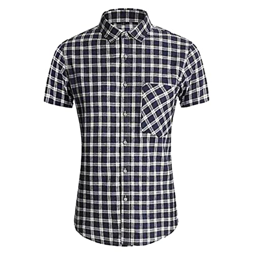 Chemise formelle pour hommes ample XXL anti-transpiration à manches courtes