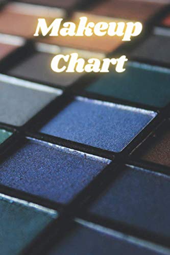 Makeup Chart: Print Size 6x9 120 pages