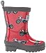 Hatley Boy's Printed Rain Boots, Farm Tractors, 9 US Child