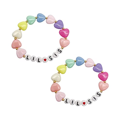 Image of Big Sister Gift - Big Sis Bracelet - Toddler Girls Jewelry - Sister Announcement
