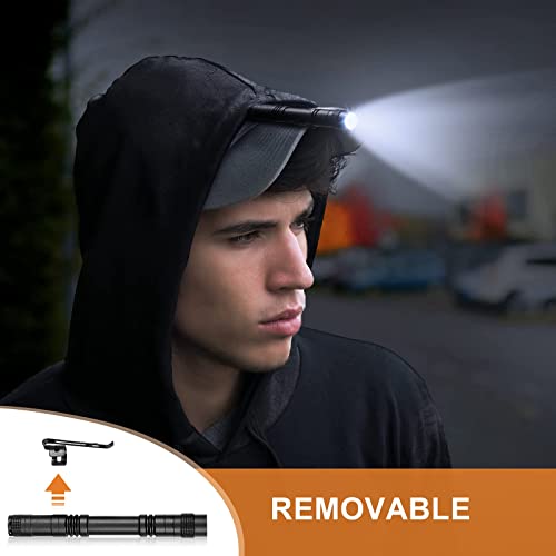 Led Pocket Pen Light Flashlight Small Mini Handheld Penlight With Clip For Camping, Outdoor, Emergency (6 Pieces) #TOP4