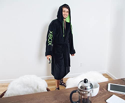 Xbox Gamer Unisex Hooded Fleece Robe for Adults | One Size Fits Most2