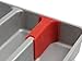 Baker's Edge Lid & Wedge Pack for the Edge Brownie Pan| Silicone Lid for Your Brownie Pan plus the Edge Wedge to Divide your Pan Into Two Separate Baking Areas| Lid & Wedge Only - Pan Sold Separately