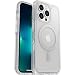 OtterBox Cover per iPhone 13 PRO Symmetry+ Clear con MagSafe, Resistente a Shock e Cadute Fino a 2 Metri;Sottile, Testata 3X Norme Mil-Std 810G, Protezione antimicrobica, Chiaro