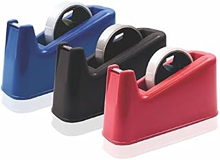 Tape Dispenser Heavy Duty Tape Dispenser Refillable For Stickyscotch Tape Crafting And Wrapping Diy Home Office School Shop Stationery Desktop Packing Gift Box Parcel Sealing Assorted Color(Pack Of 1)