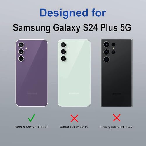 Image of amazon basics Back Case Cover for Samsung Galaxy S24 Plus 5G (Thermoplastic Polyurethane Forest Green)