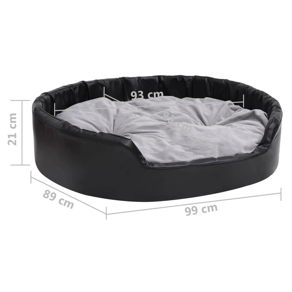 Cama para perros pequeños de felpa suave y piel sintética de fácil cuidado con base antideslizante y funda lavable con cremallera como sofá grueso acolchado para mascotas