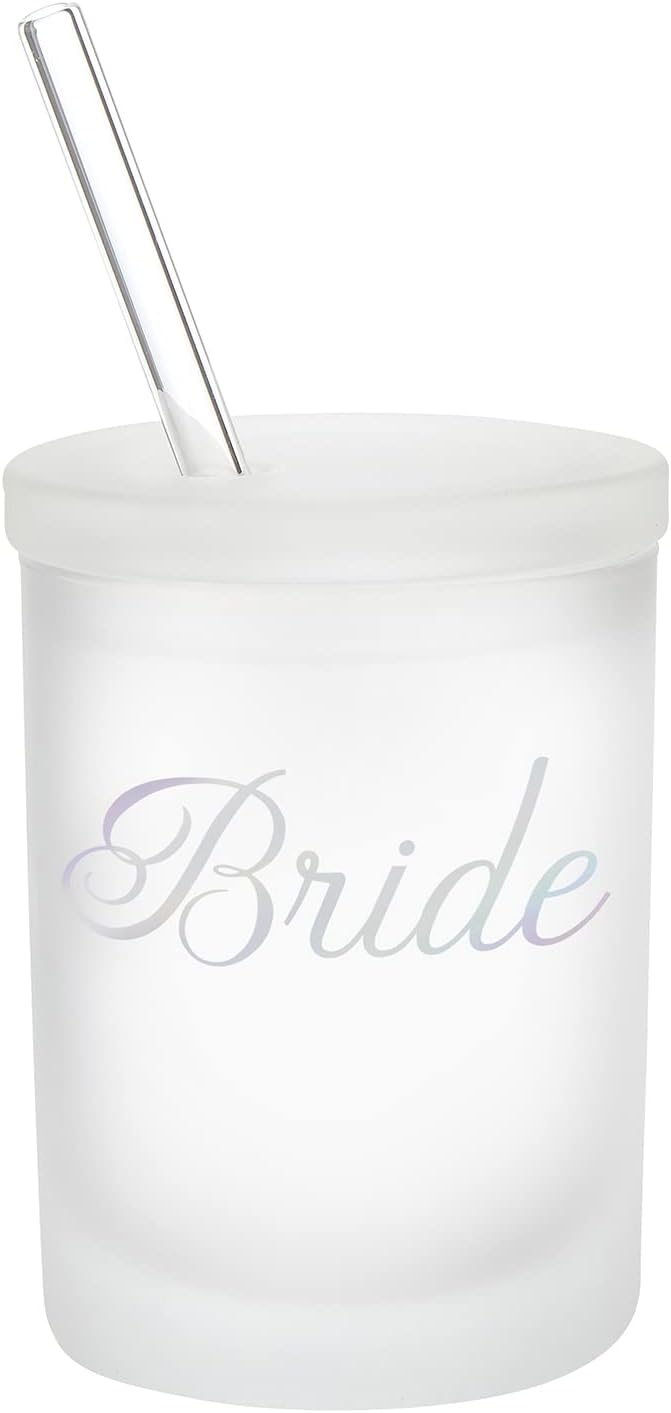 Slant Collections Double-Old Fashioned Cocktail Glass, 10-Ounce, Happy Birthday Candles