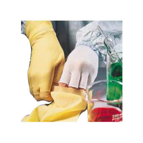 Berkshire BGL6.200SB Nylon BCR Half-Finger Bulk Glove Liner, Single Knit, Small, Red (Pack of 200)