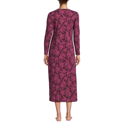 Lands' End Women's Cotton Long Sleeve Midcalf Nightgown2
