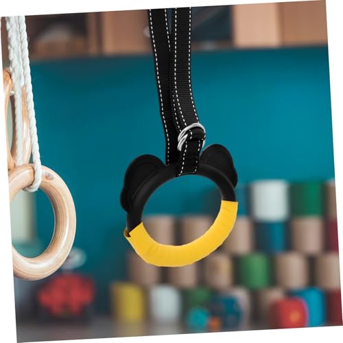 Anillas gimnásticas de metal resistentes con correas ajustables miniatura 5