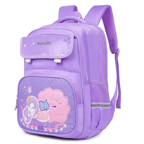 Image of BEAUTY GIRLS BY HOTSHOT MERMAID 1618| SCHOOL BAG|TUTUION BAG|COLLEGE BACKPACK |WATER RESISTANT |KIDS BAG|FOR GIRLS & WOMEN|32 LITERS SCHOOL BAG FOR GIRLS