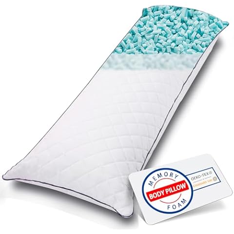 1 MIDDLE ONE Cooling Memory Foam Body Pillow Cover