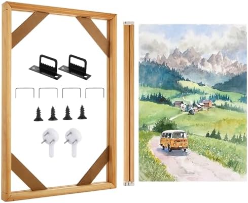 Canvas Stretcher Bars 30” (2 Pack) - Pine Wood, 1-5/8” Wide, 3/4” Deep, For DIY Canvas Frames